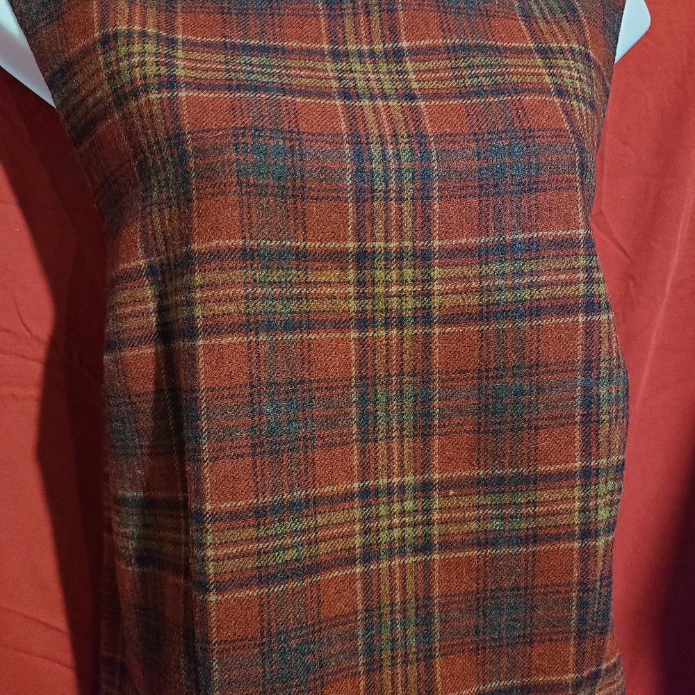 Pendelton Plaid Dress 100% Wool